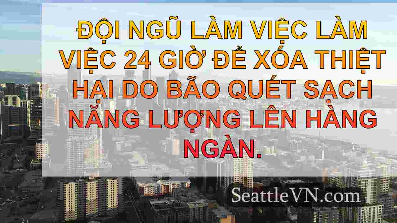 Các phần của Redmond vẫn tối sau cơn