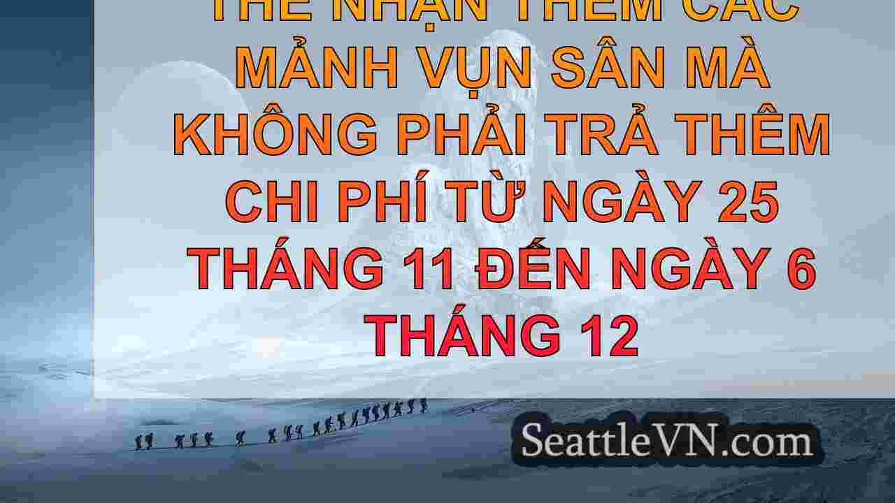 tin tức seattle SeattleVN