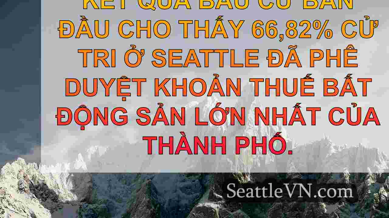 tin tức seattle SeattleVN