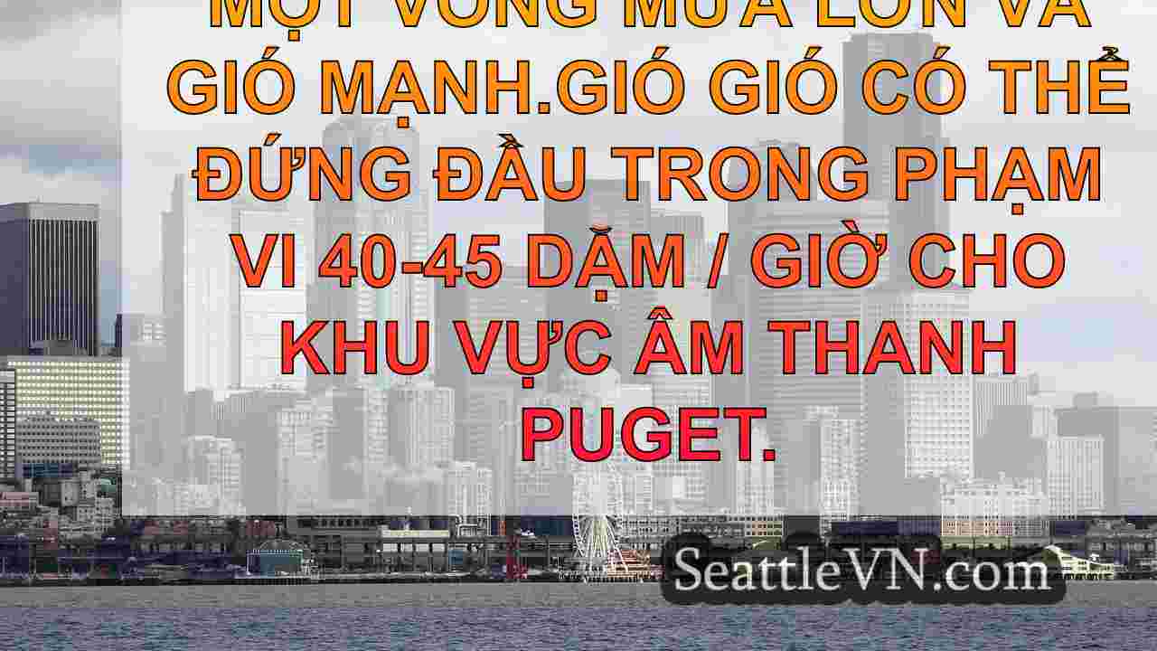 Gió mạnh, mưa đêm thứ ba trên khắp