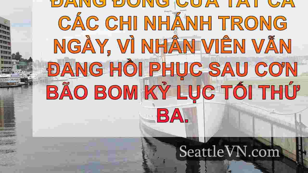 King County đóng cửa thư viện giữa vụ