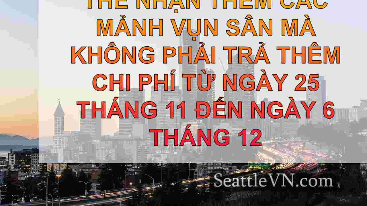 tin tức seattle SeattleVN