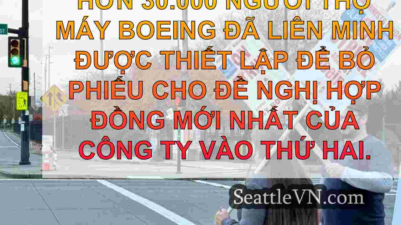 Boeing Machinists đang tổ chức một cuộc