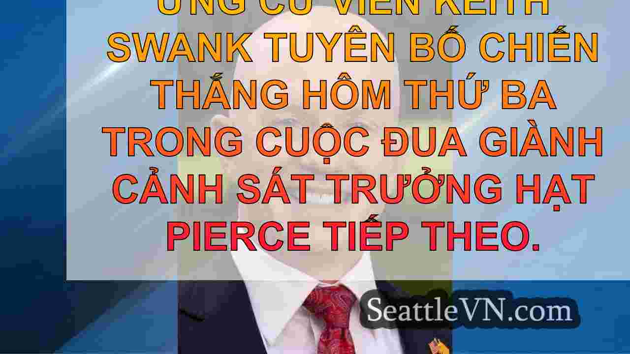 Keith Swank tuyên bố chiến thắng trong