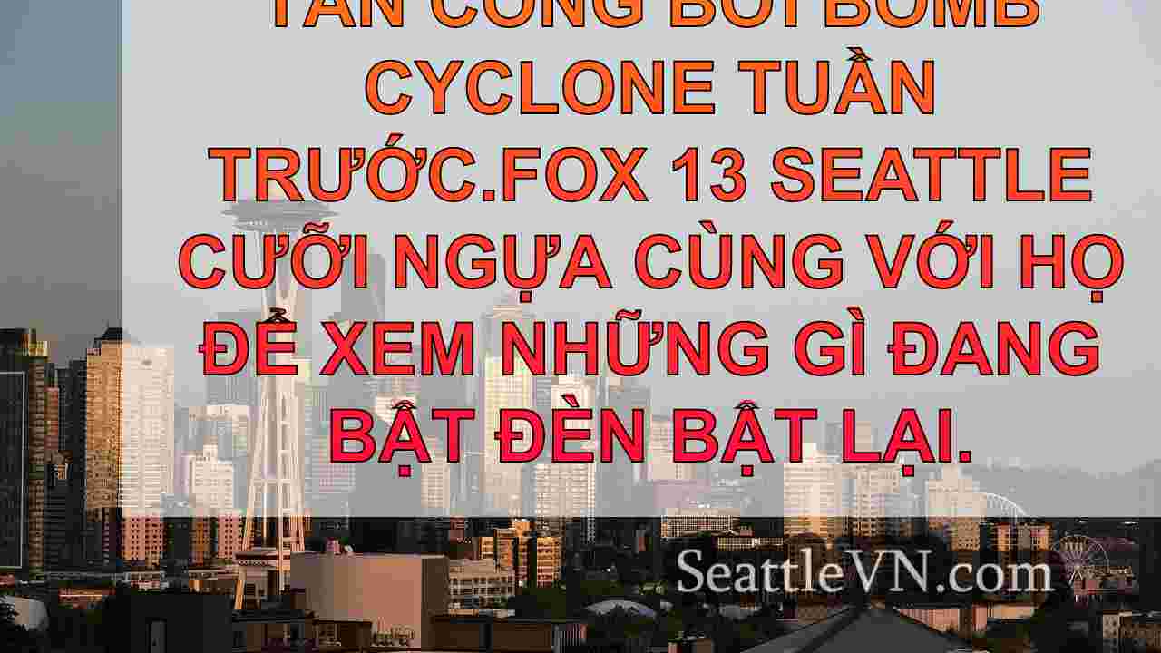 Fox 13 cưỡi cùng với Puget Sound Energy