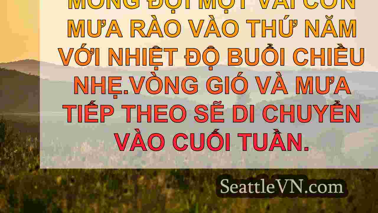 Seattle Weather: Gió và mưa nhiều hơn