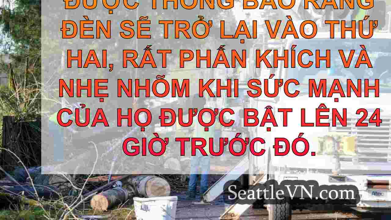 Cư dân nhẹ nhõm khi các phi hành đoàn