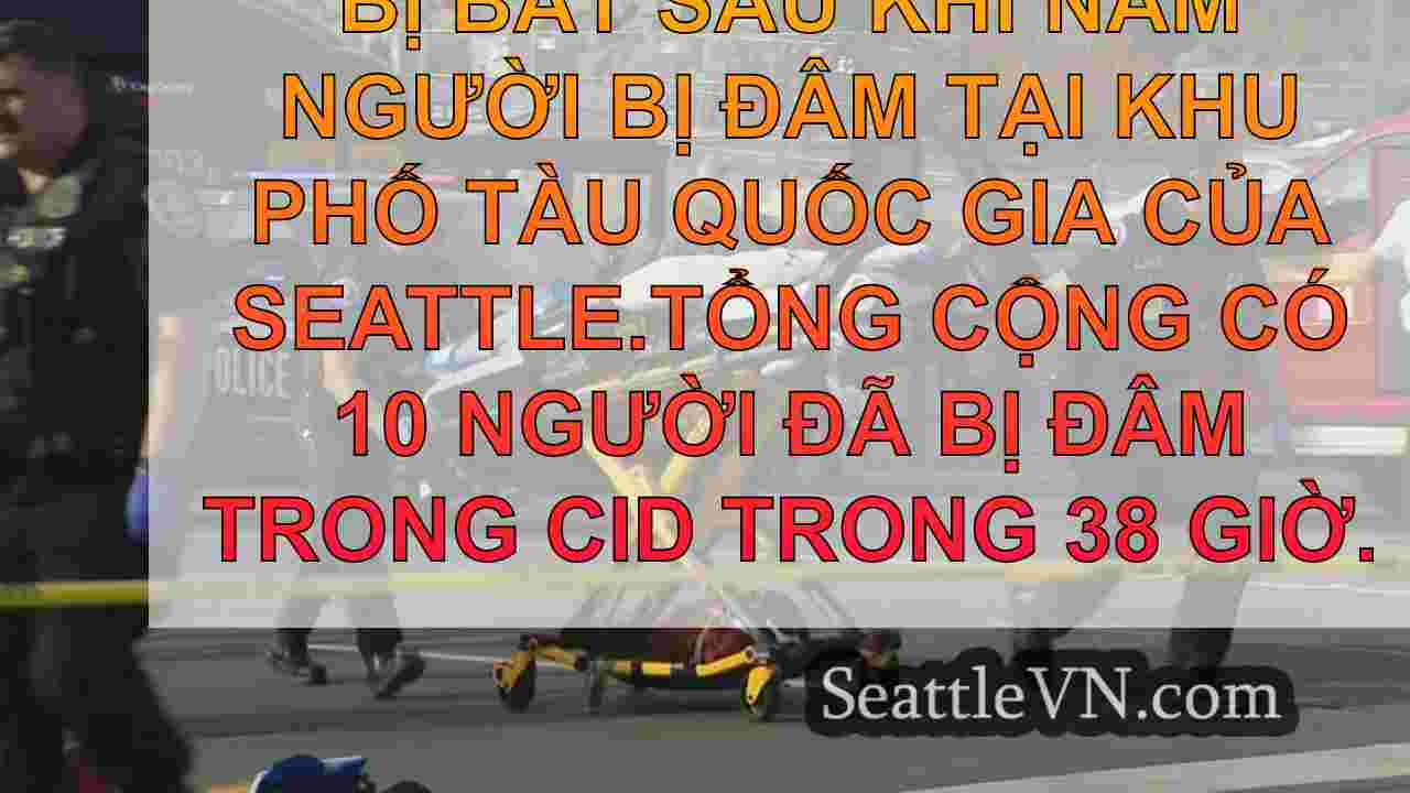 10 người bị đâm trong CID của Seattle