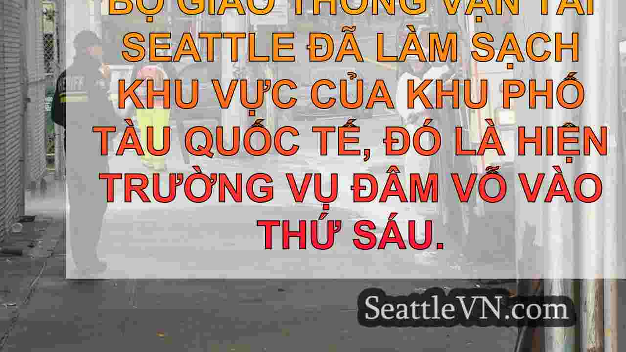 Seattle's CID được dọn dẹp sau một sự