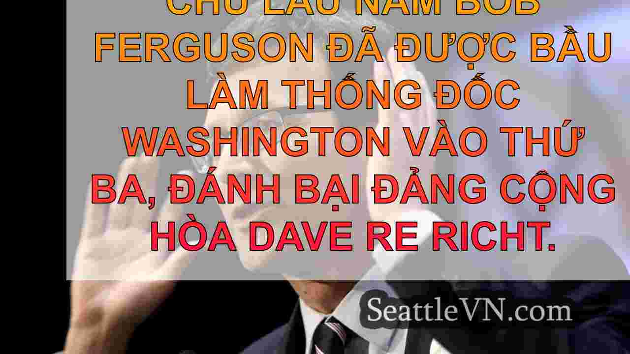 Tổng chưởng lý WA Bob Ferguson chiến