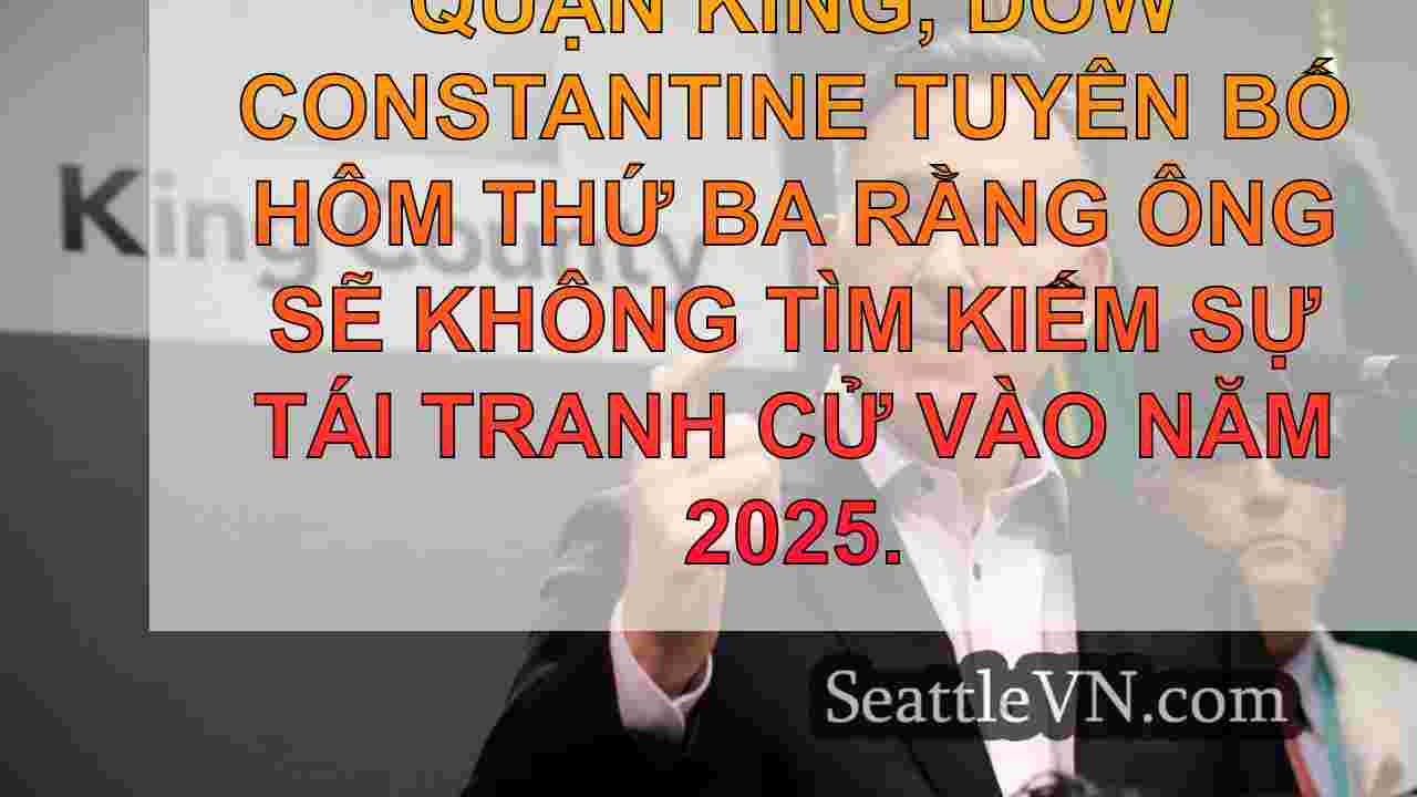 Giám đốc điều hành của Quận King, Dow