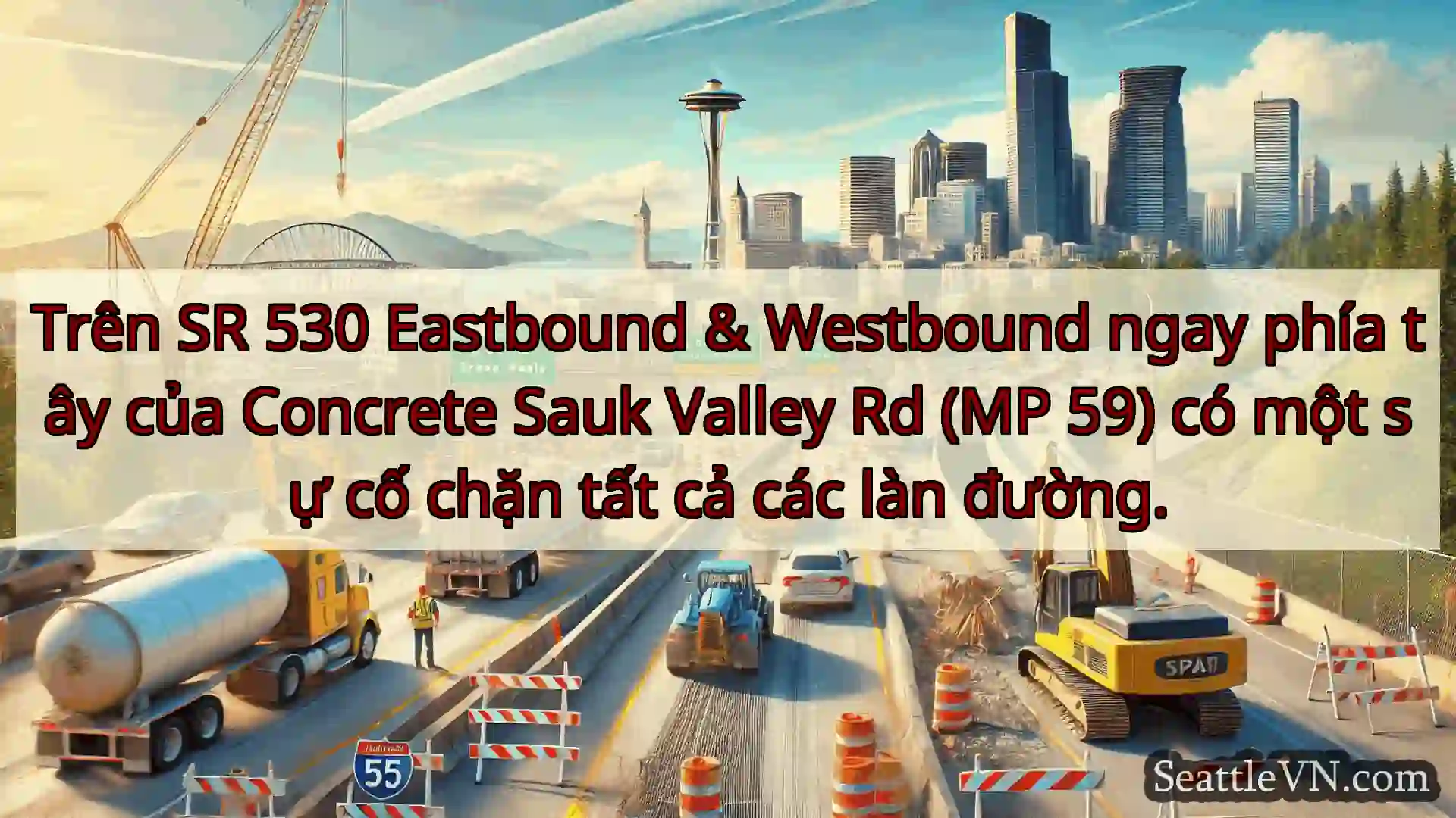 Tin tức Vận tải Seattle Trên SR 530 Eastbound & Westbound
