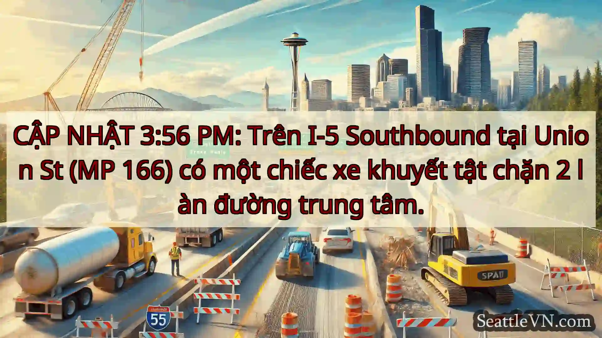 Tin tức Vận tải Seattle CẬP NHẬT 3:56 PM: Trên I-5