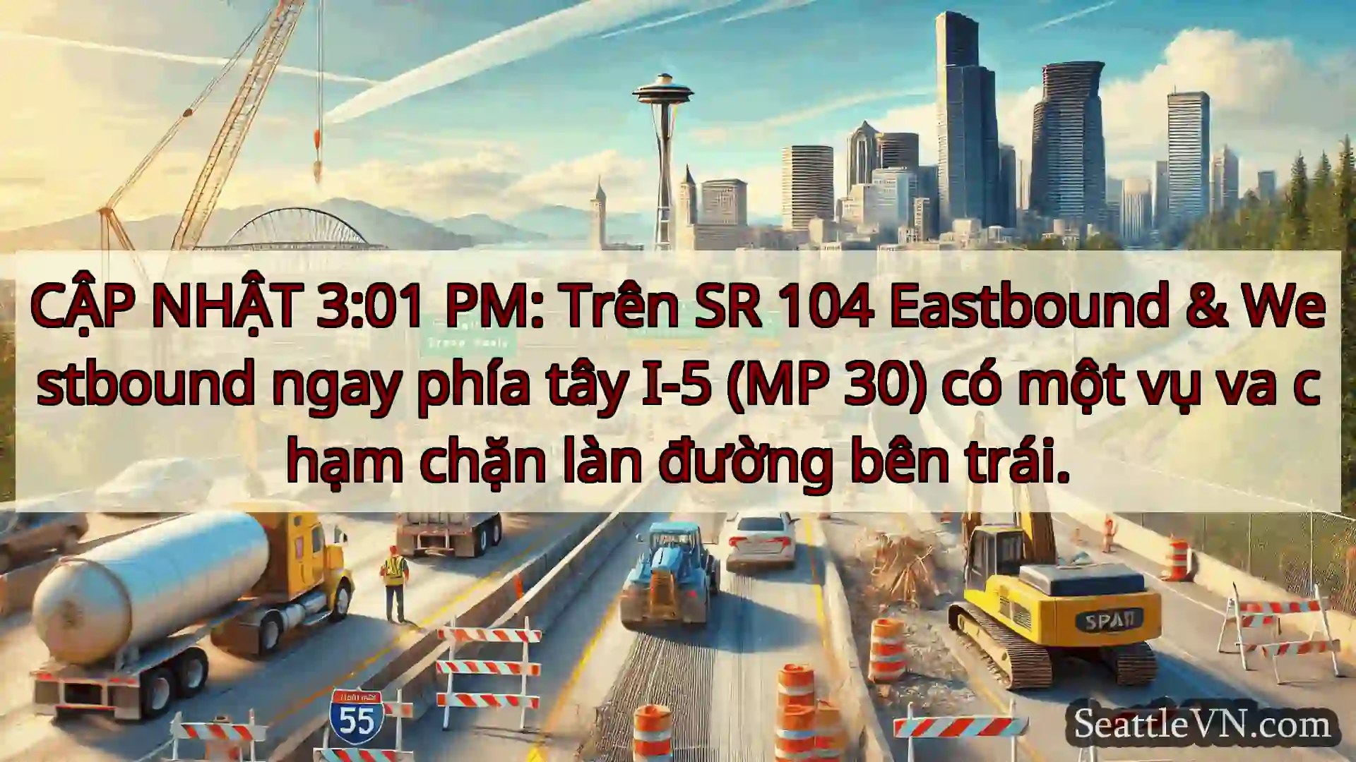 Tin tức Vận tải Seattle CẬP NHẬT 3:01 PM: Trên SR 104