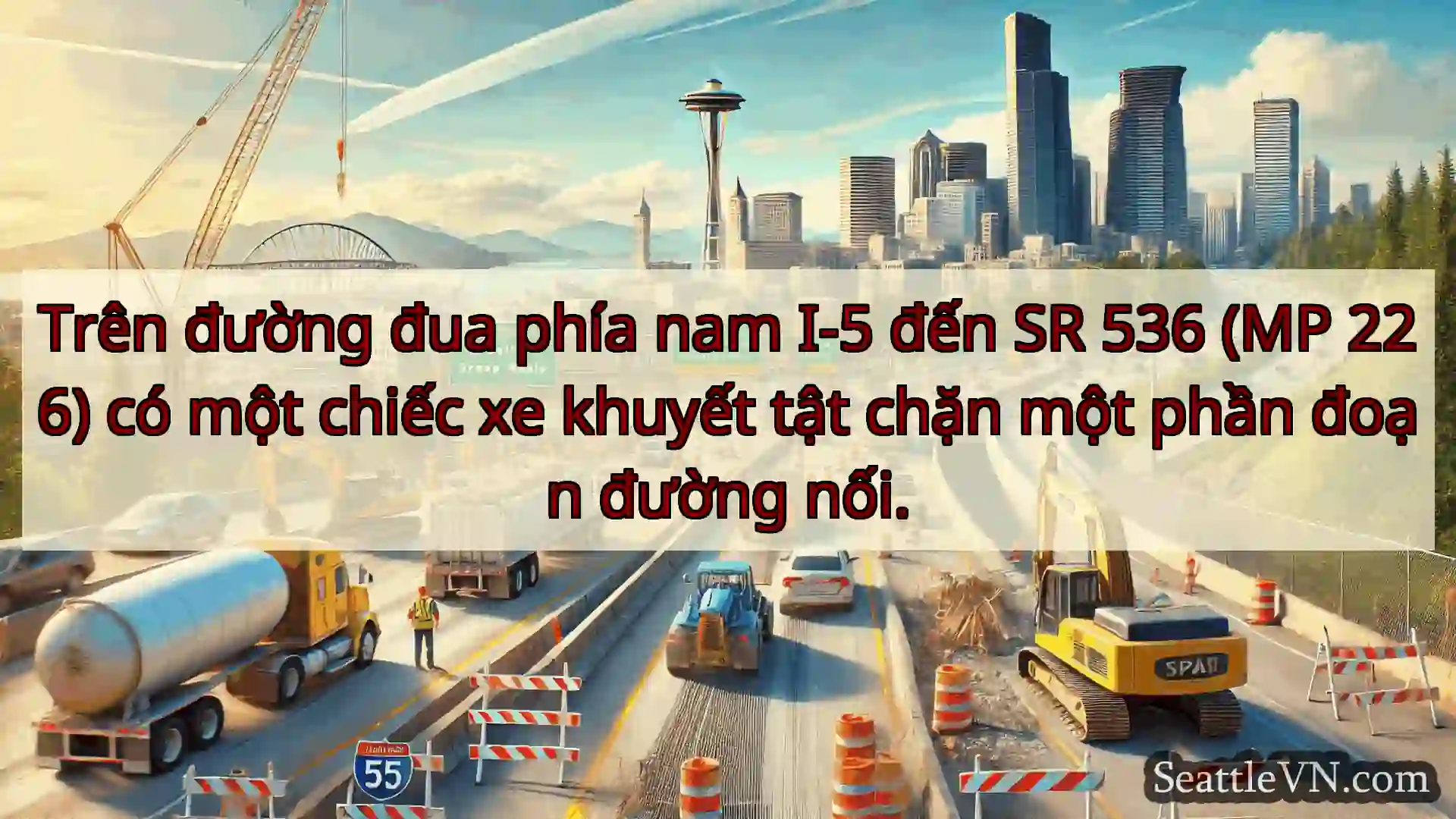 Tin tức Vận tải Seattle Trên đường đua phía nam I-5 đến SR