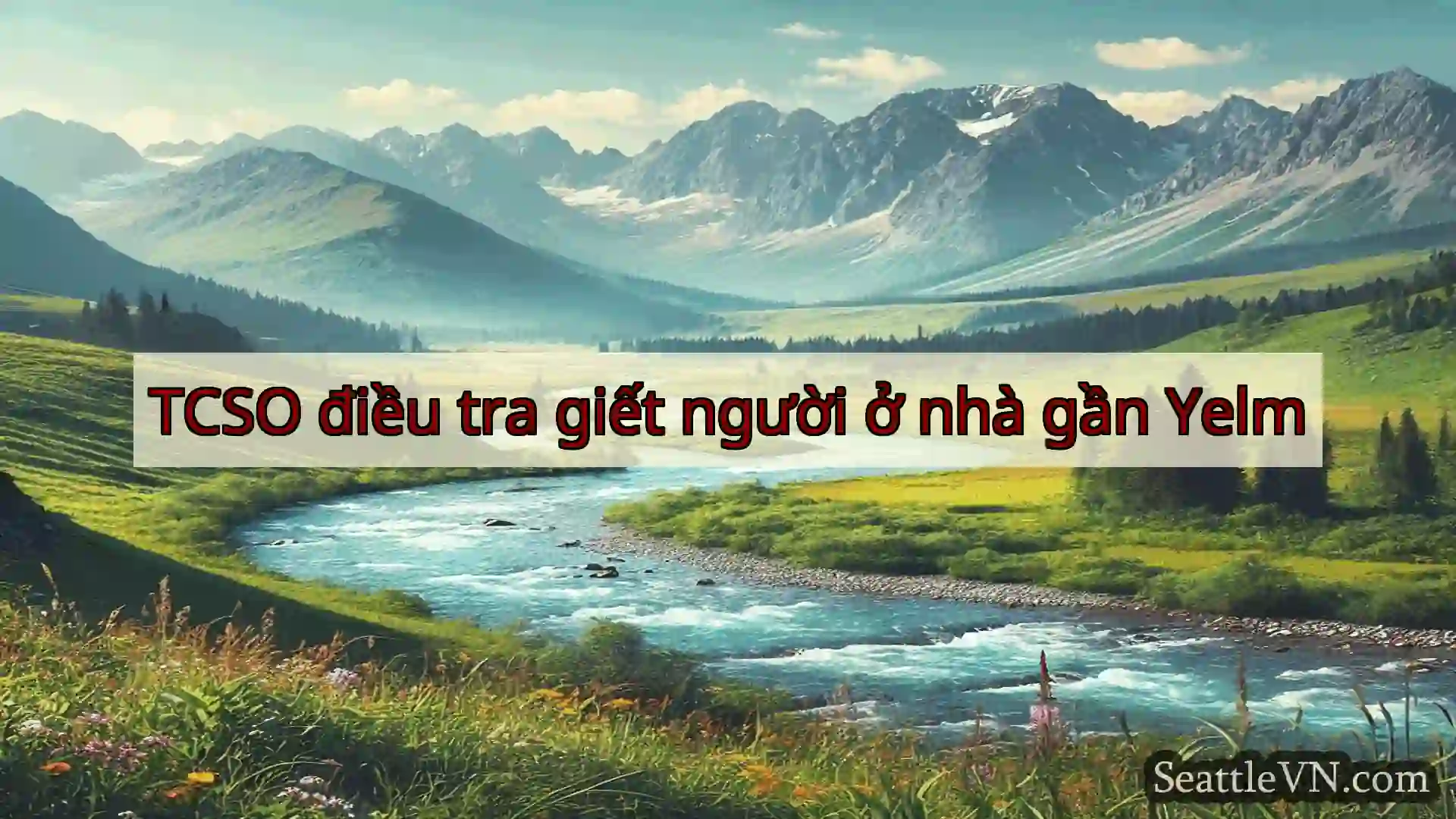 tin tức seattle TCSO điều tra giết người ở nhà gần