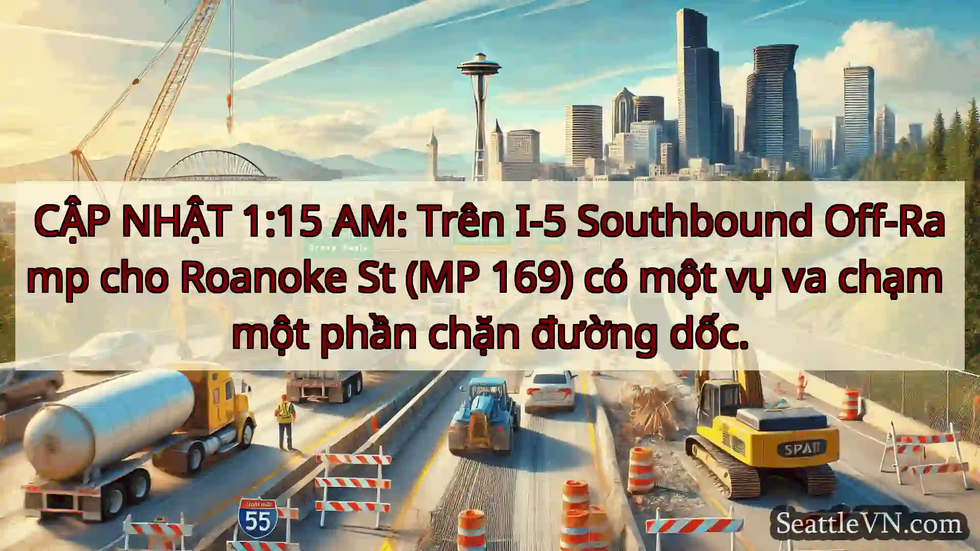 Tin tức Vận tải Seattle CẬP NHẬT 1:15 AM: Trên I-5