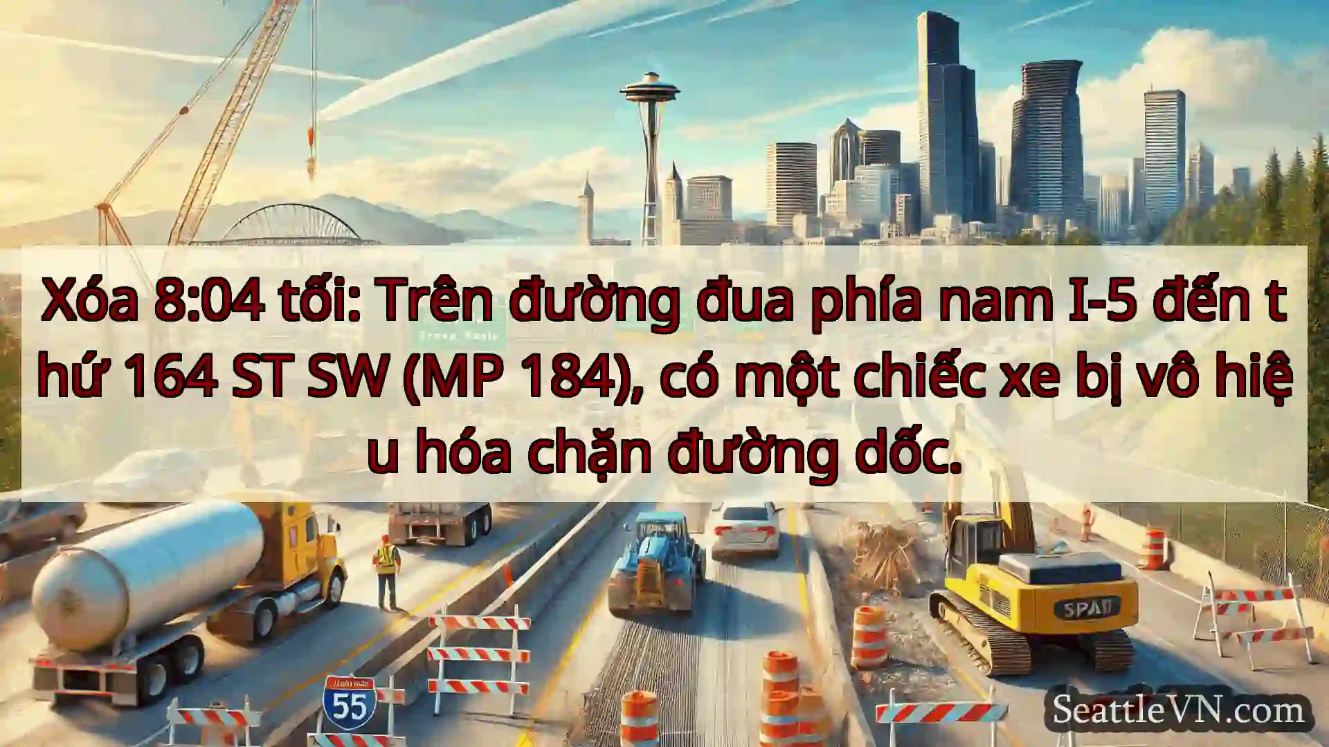 Tin tức Vận tải Seattle Xóa 8:04 tối: Trên đường đua phía