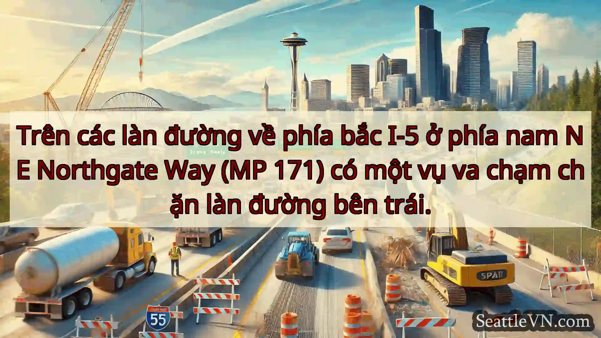 Tin tức Vận tải Seattle Trên các làn đường về phía bắc I-5