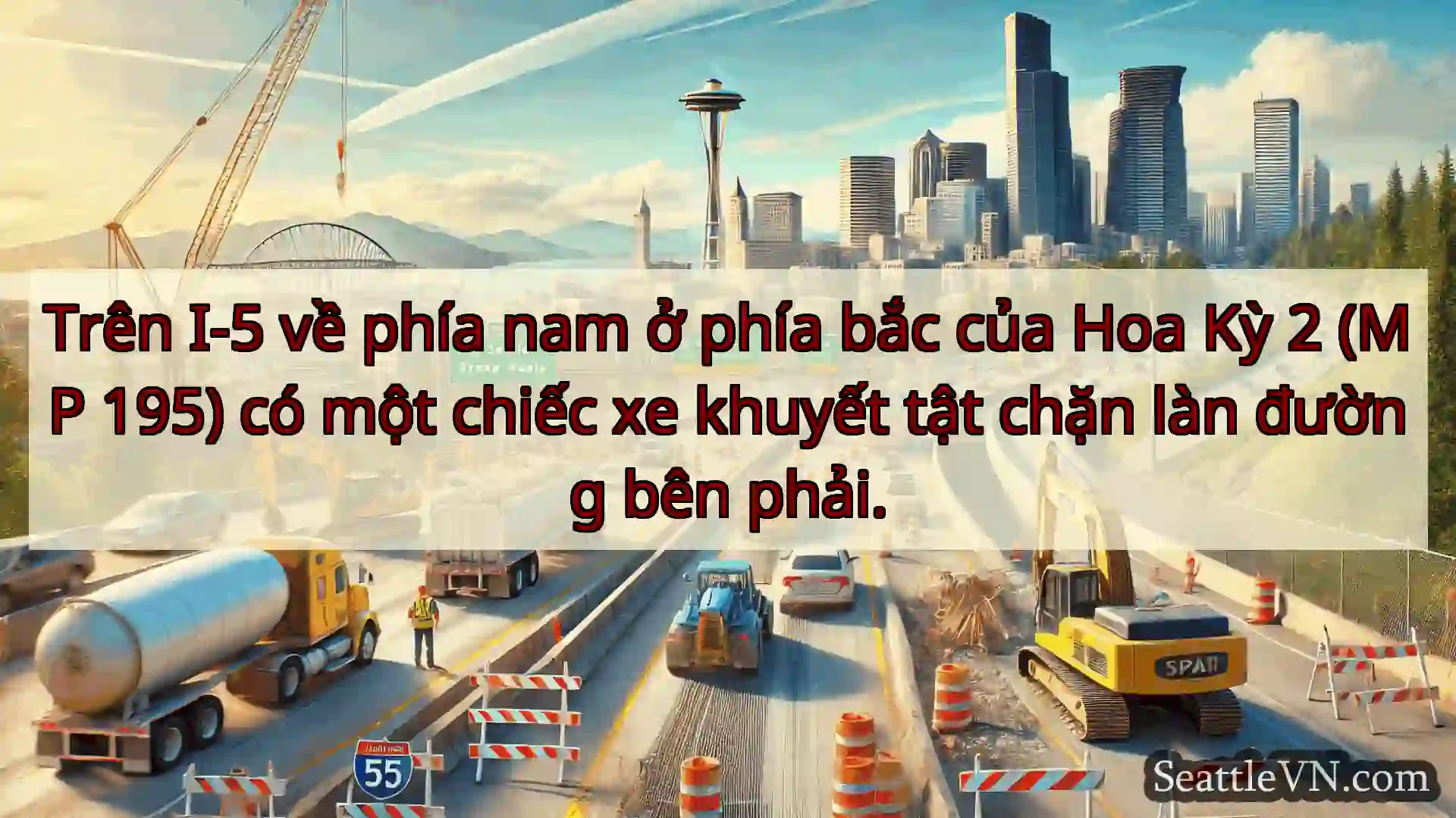 Tin tức Vận tải Seattle Trên I-5 về phía nam ở phía bắc