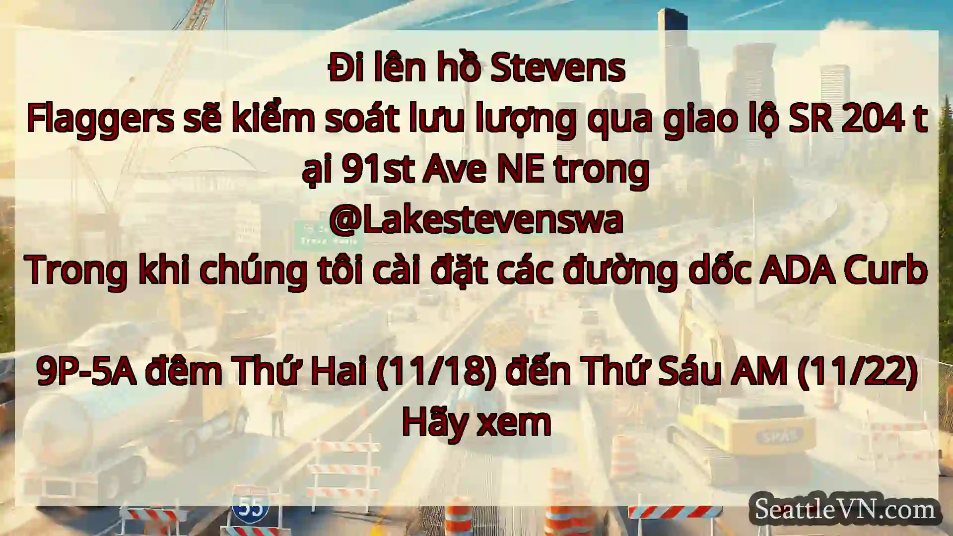 Tin tức Vận tải Seattle Đi lên hồ Stevens