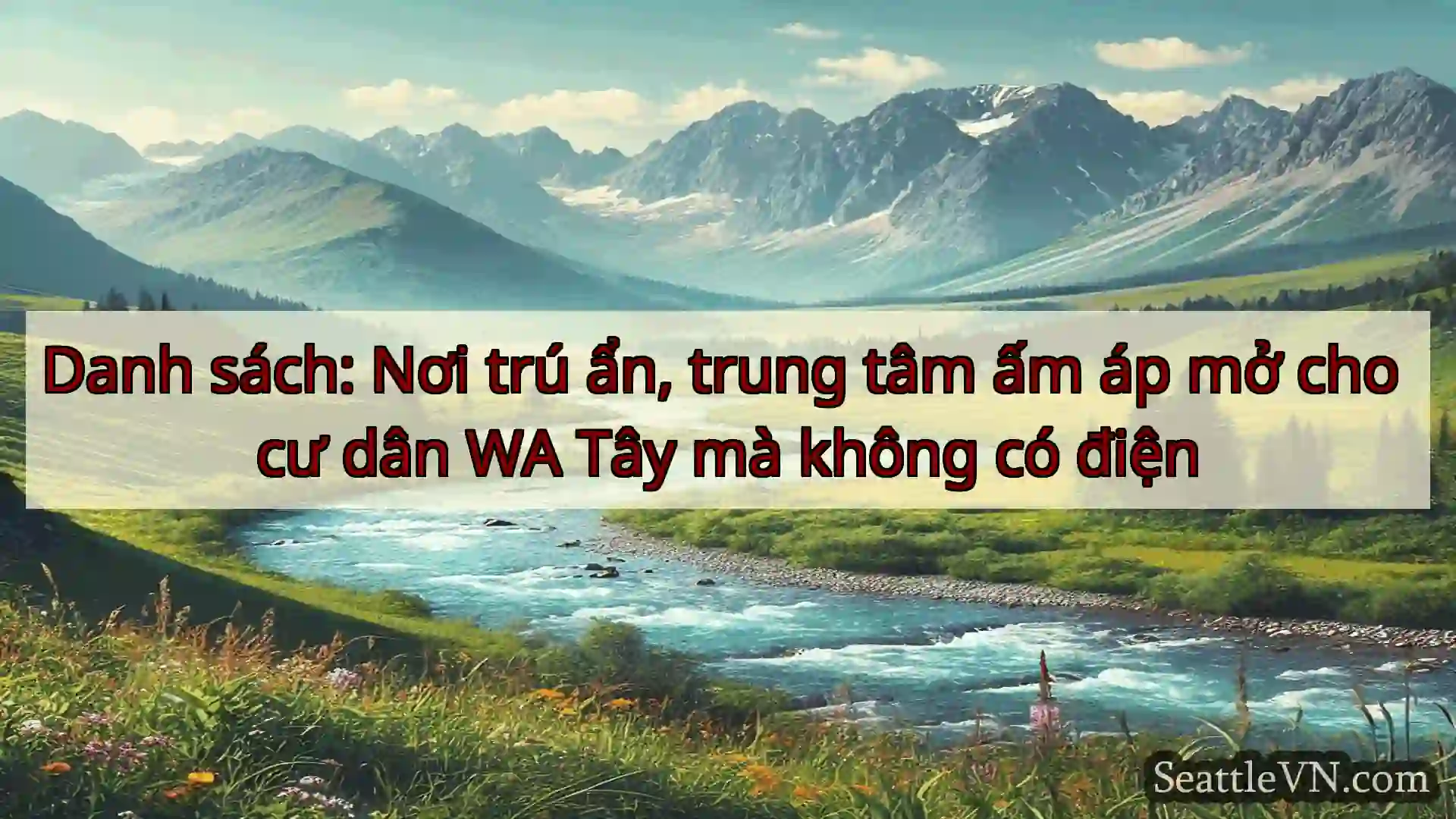 tin tức seattle Danh sách: Nơi trú ẩn, trung tâm