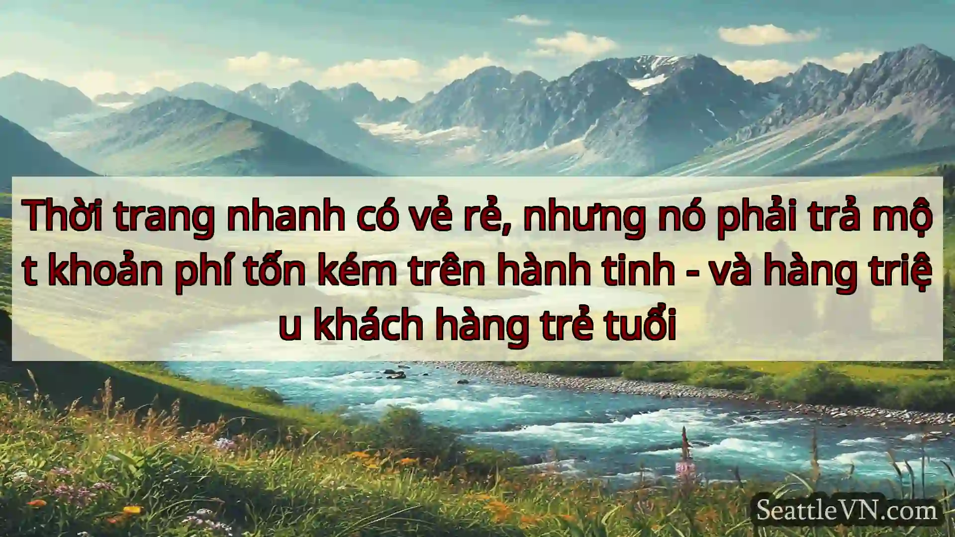 tin tức seattle Thời trang nhanh có vẻ rẻ, nhưng