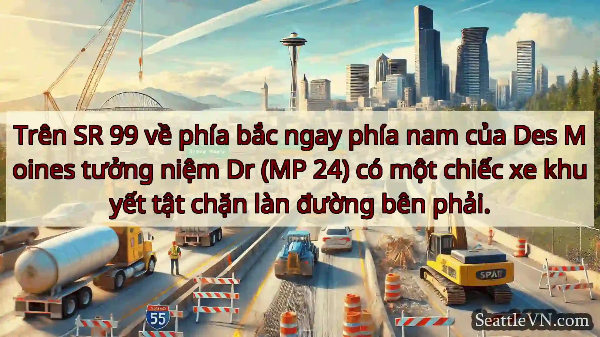 Tin tức Vận tải Seattle Trên SR 99 về phía bắc ngay phía