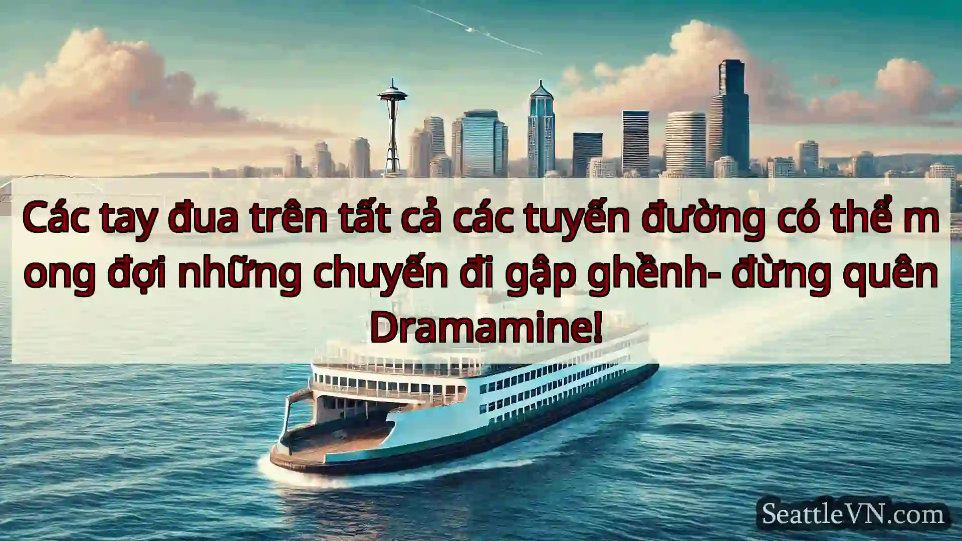 tin tức phà seattle Các tay đua trên tất cả các tuyến