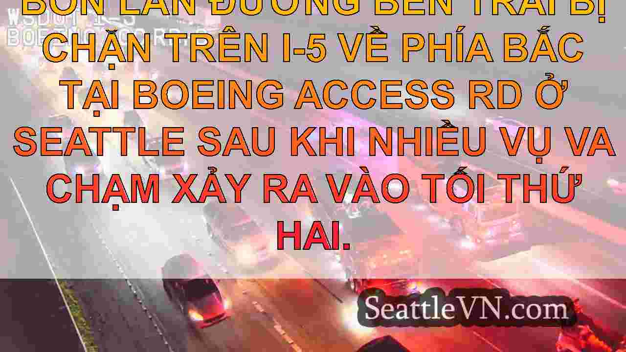 Nhiều vụ va chạm bị chặn trên các làn