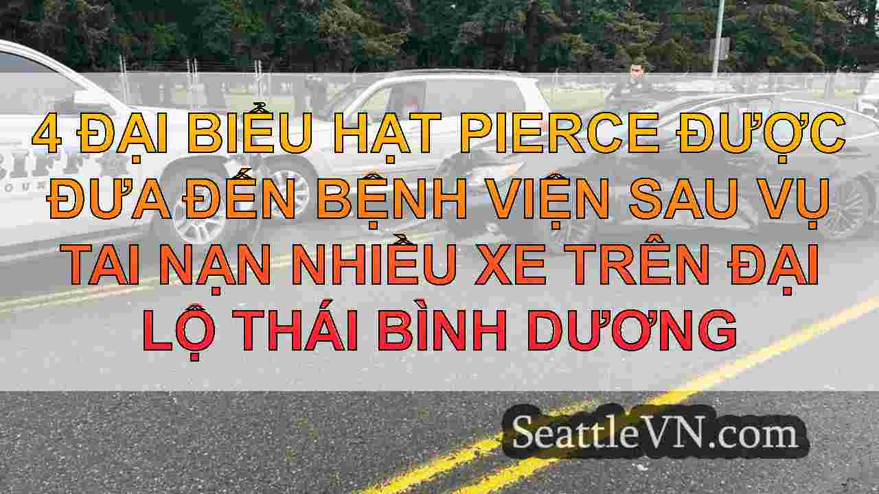 4 Đại biểu Hạt Pierce được đưa đến bệnh