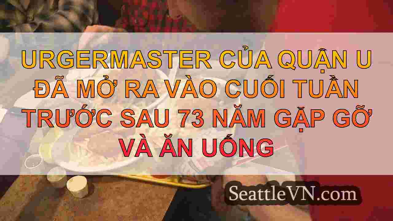 Urgermaster của quận U đã mở ra vào