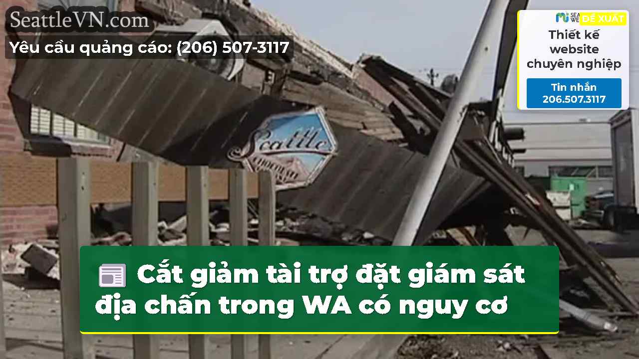 Cắt giảm tài trợ đặt giám sát địa chấn trong WA