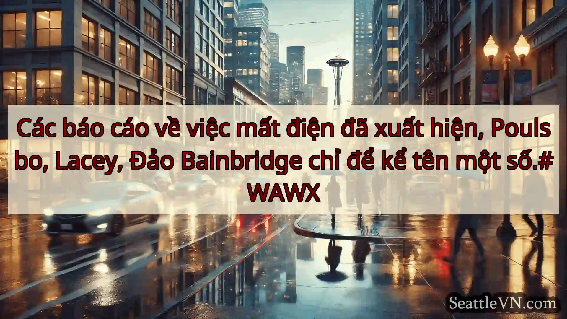 Các báo cáo về việc mất điện đã xuất hiện,