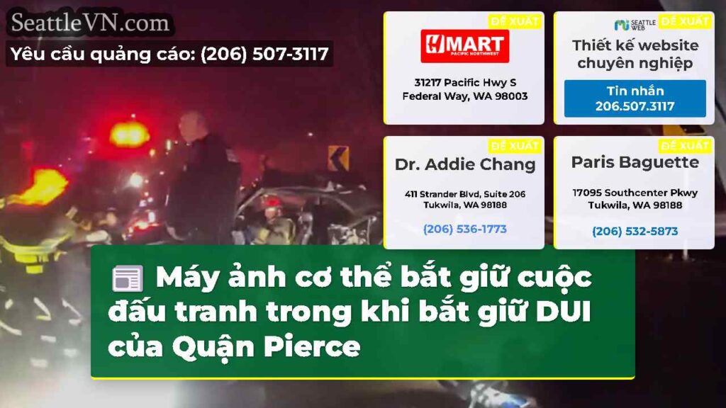 Máy ảnh cơ thể bắt giữ cuộc đấu tranh trong khi