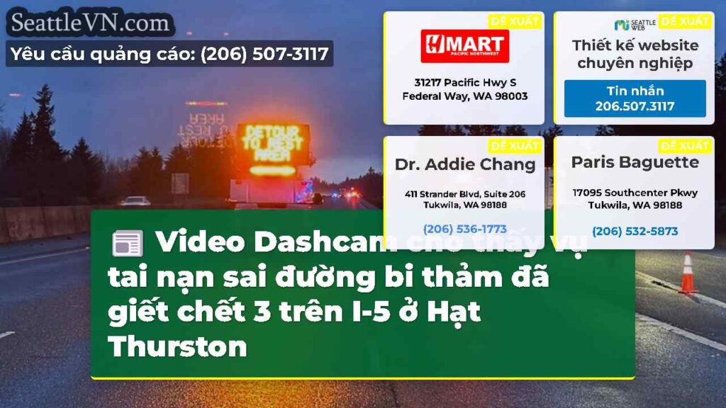 Video Dashcam cho thấy vụ tai nạn sai đường bi