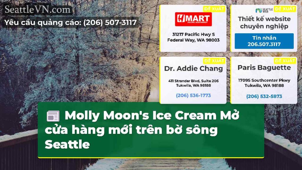 Molly Moon's Ice Cream Mở cửa hàng mới trên bờ