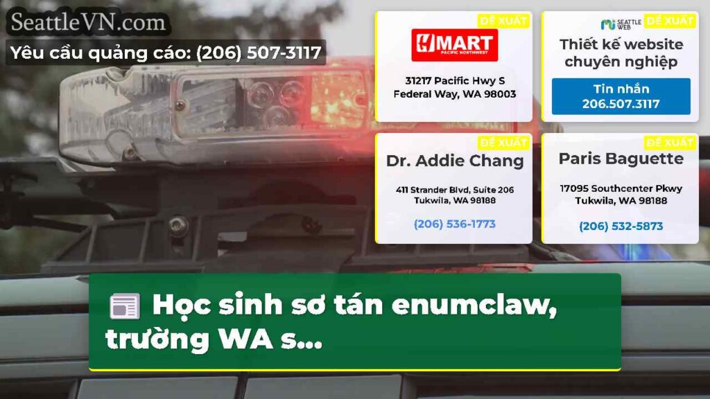 Học sinh sơ tán enumclaw, trường WA s...