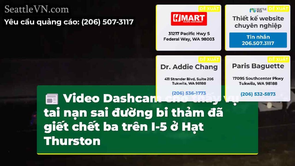 Video Dashcam cho thấy vụ tai nạn sai đường bi