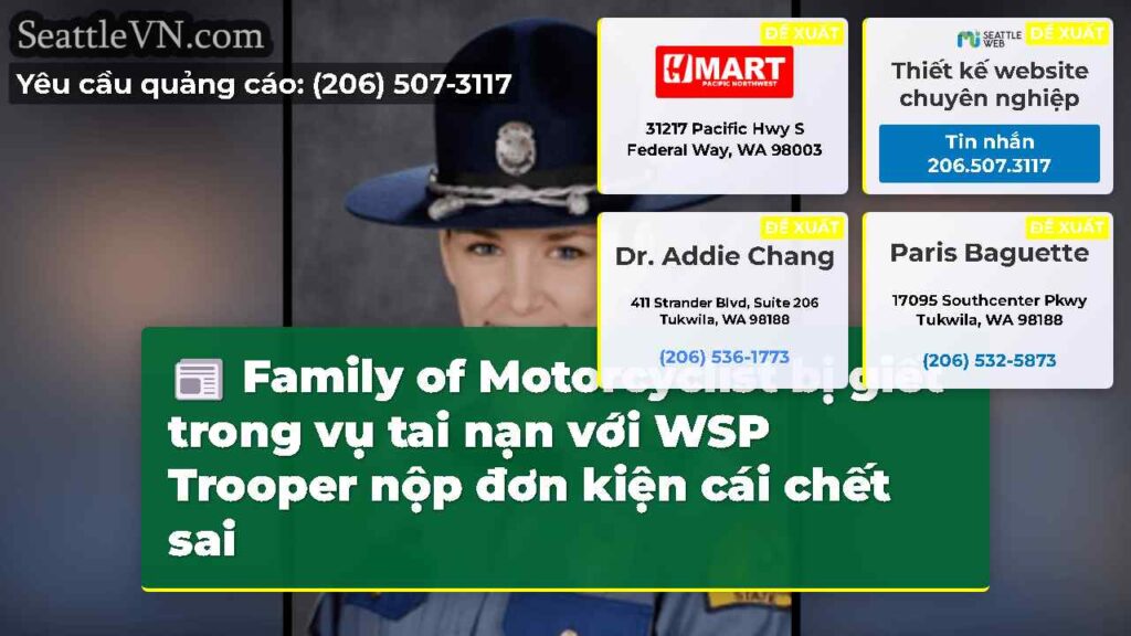 Family of Motorcyclist bị giết trong vụ tai nạn