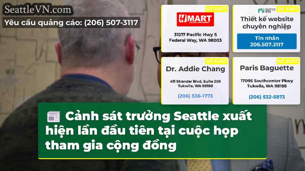 Cảnh sát trưởng Seattle xuất hiện lần đầu tiên