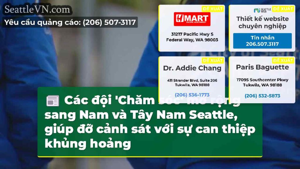 Các đội 'Chăm sóc' mở rộng sang Nam và Tây Nam