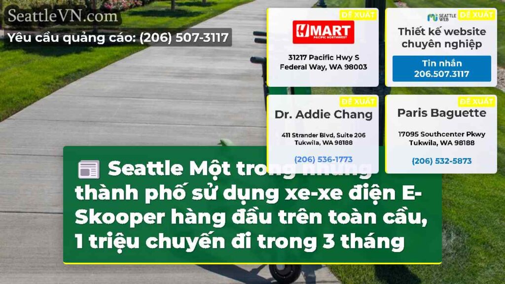 Seattle Một trong những thành phố sử dụng xe-xe