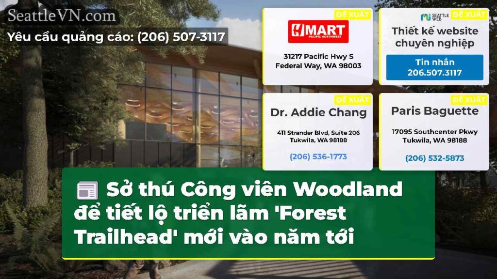 Sở thú Công viên Woodland để tiết lộ triển lãm