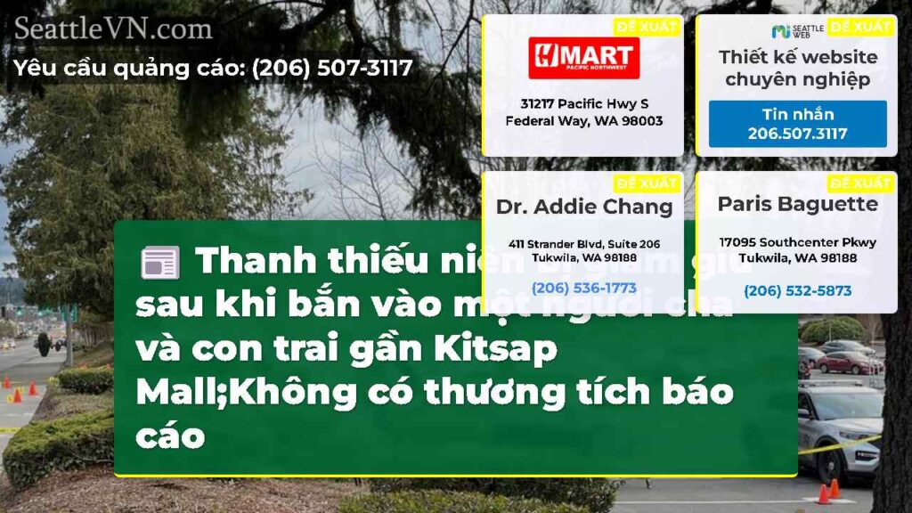 Thanh thiếu niên bị giam giữ sau khi bắn vào một