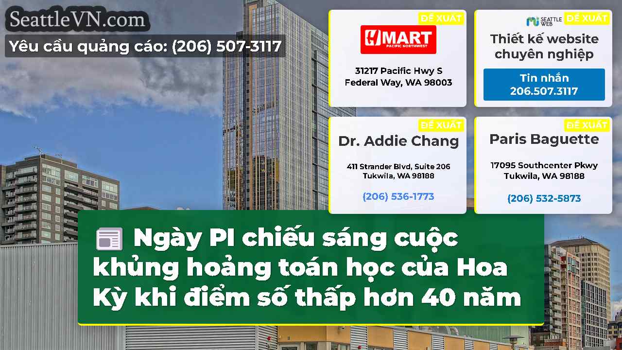 Ngày PI chiếu sáng cuộc khủng hoảng toán học của Hoa Kỳ khi điểm số thấp hơn 40 năm