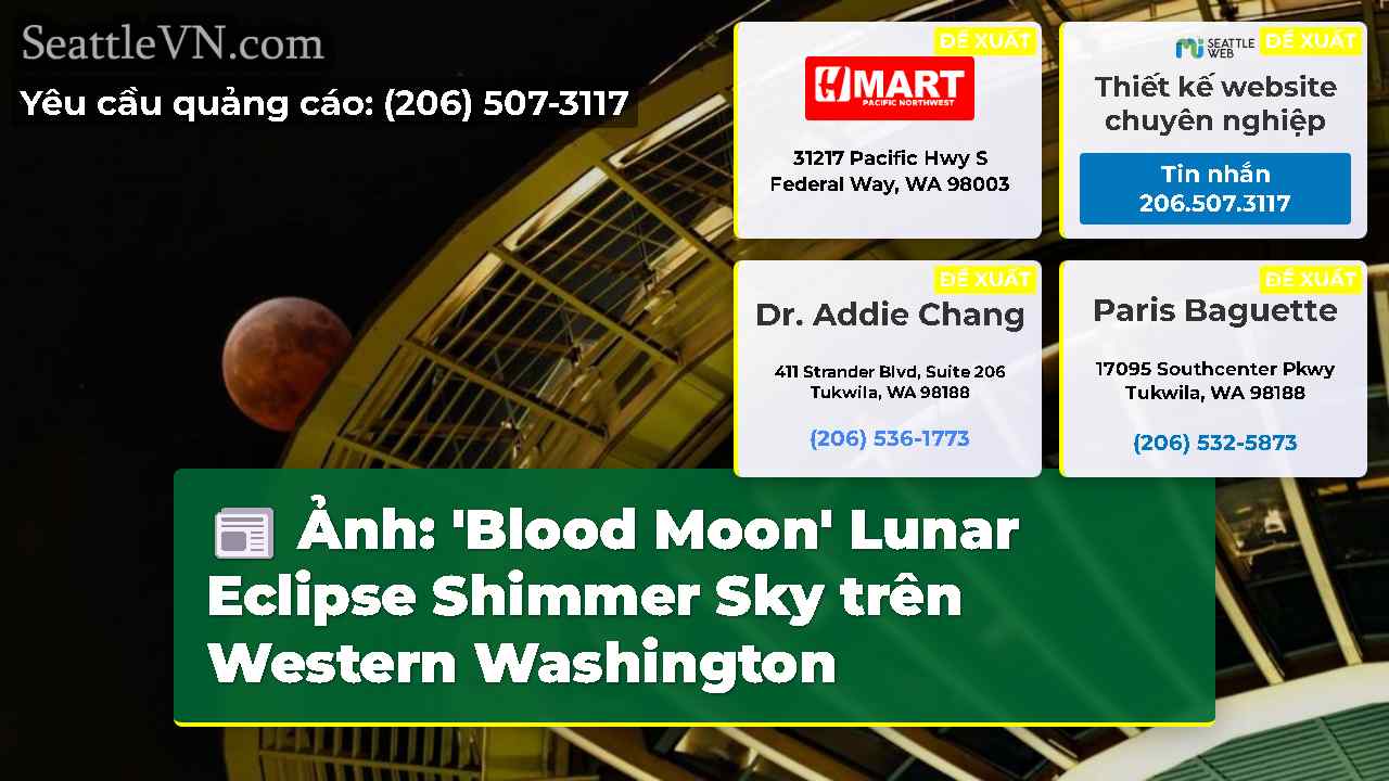 Ảnh: 'Blood Moon' Lunar Eclipse Shimmer Sky trên