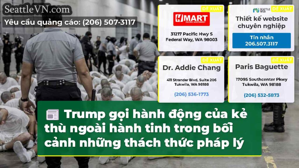 Trump gọi hành động của kẻ thù ngoài hành tinh