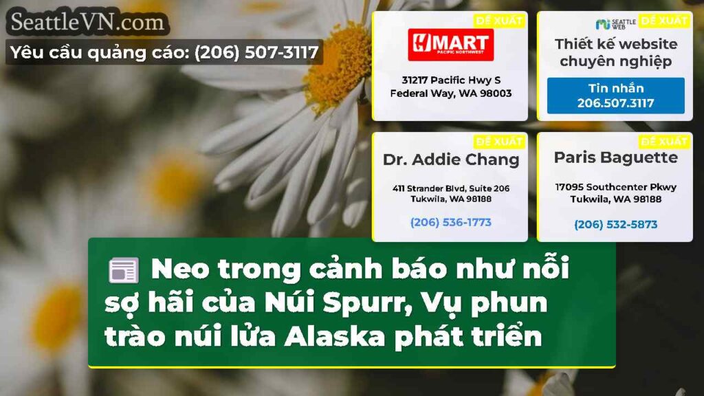 Neo trong cảnh báo như nỗi sợ hãi của Núi Spurr,