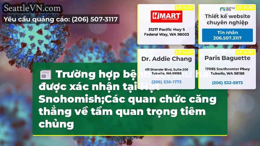 Trường hợp bệnh sởi thứ hai được xác nhận tại Hạt